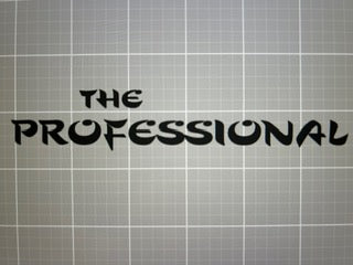 The professional tee