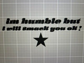 I'm humble tee